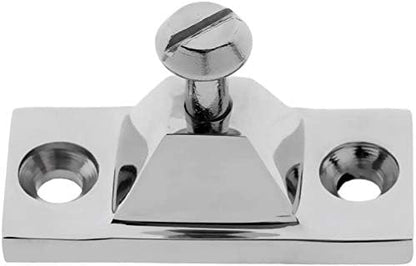 2PCS Bimini Top Side Mount Deck Hinge Fitting Hardware Base High Polished Marine Grade 316 Stainless Steel V1259-DP01-A-1404