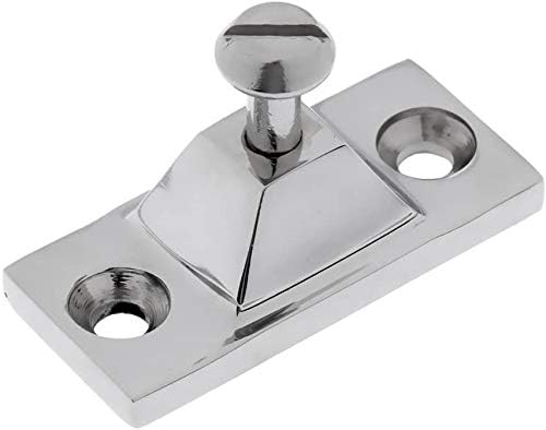 2PCS Bimini Top Side Mount Deck Hinge Fitting Hardware Base High Polished Marine Grade 316 Stainless Steel V1259-DP01-A-1404
