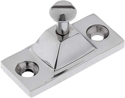 2PCS Bimini Top Side Mount Deck Hinge Fitting Hardware Base High Polished Marine Grade 316 Stainless Steel V1259-DP01-A-1404