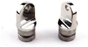 2PCS Stainless Steel Boat Bimini Top Inside Eye end 1'' Rounded Hardware V1259-DP01-A-1405