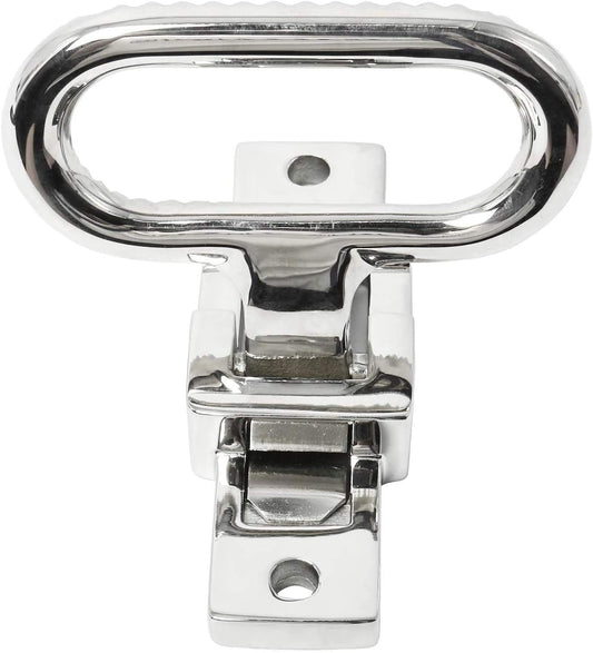 Heavy Duty 316 Stainless Steel Folding Mast Step with Diamond Tread Pattern for Boat,Yacht,Car,Truck V1259-DP01-A-1408
