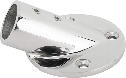 7/8''(22mm) 30 Degree Heavy Dudy 316 Stainless Steel Marine Tube Boat Hand Rail Round Base Bimini Top Fitting V1259-DP01-A-1409