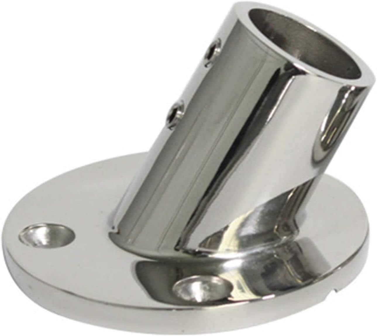 7/8'' 60 Degree Stainless Steel Boat Round Base Handrail Fittings V1259-DP01-A-1410
