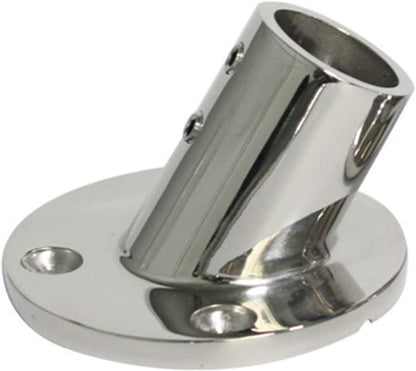 7/8'' 60 Degree Stainless Steel Boat Round Base Handrail Fittings V1259-DP01-A-1410