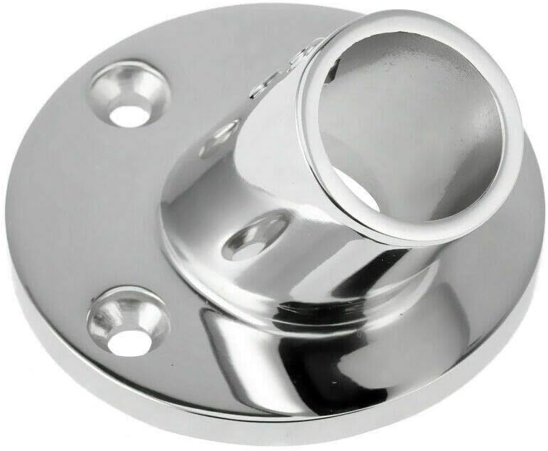 7/8'' 60 Degree Stainless Steel Boat Round Base Handrail Fittings V1259-DP01-A-1410