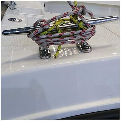 2pcs Boat Dock Cleat Marine 316 Stainless Steel Open Base 4'' 8inch V1259-DP01-A-1413