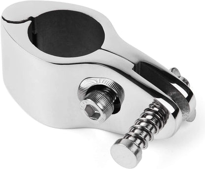 (Set of 2) Stainless Boat Bimini Top Hinged Jaw Slide 1" 25 mm V1259-DP01-A-1415