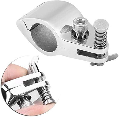 (Set of 2) Stainless Boat Bimini Top Hinged Jaw Slide 1" 25 mm V1259-DP01-A-1415