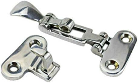 Boat Latch Locker Hatch Anti-Rattle Fastener Toggle Adjustable Clamp-4 3/8" Marine Stainless Steel V1259-DP01-A-1419