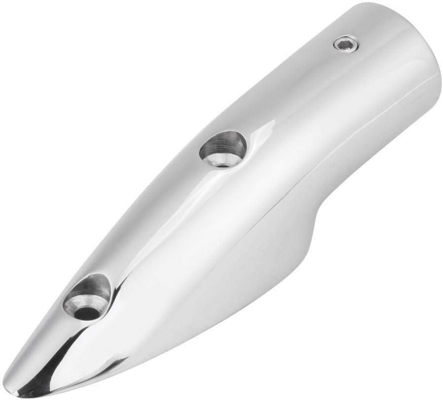 Marine Boat Rail Fitting End Stainless 7/8" ... V1259-DP01-A-1421