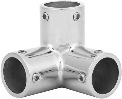 Boat Hand Rail Fitting-90 Degree 1" 3 Way Corner Elbow V1259-DP01-A-1422