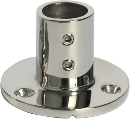 Stainless Steel Boat Round Base Handrail Fittings 90 Degree 1" V1259-DP01-A-1423