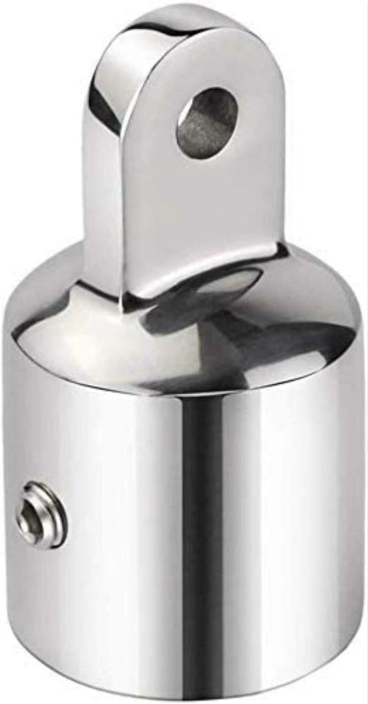 Marine Bimini Top Cap 316 Tube 3/4" External Eye End for Boat Heavy Duty Fitting Hardware Stainless Steel V1259-DP01-A-1424