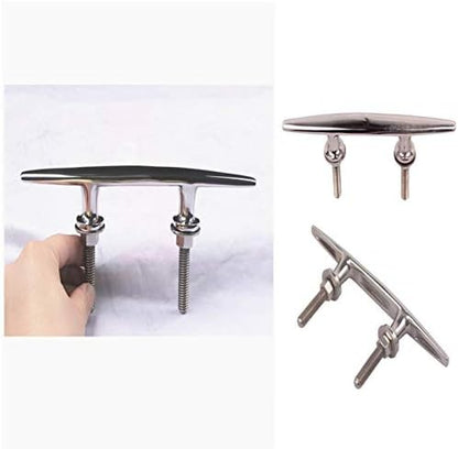 Boat Stainless Steel 316 Stud Mount Cleat 6inch ... V1259-DP01-A-1425