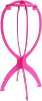 Wig Stand for Wigs, Plastic Holder, Pink 1 PCS V1259-DP01-A-1497
