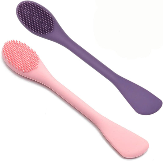 Silicone Face Mask Applicator Brush,Soft DIY Skincare Tools,Scrubber Exfoliator,Facial Cleansing Brush for V1259-DP01-A-1500