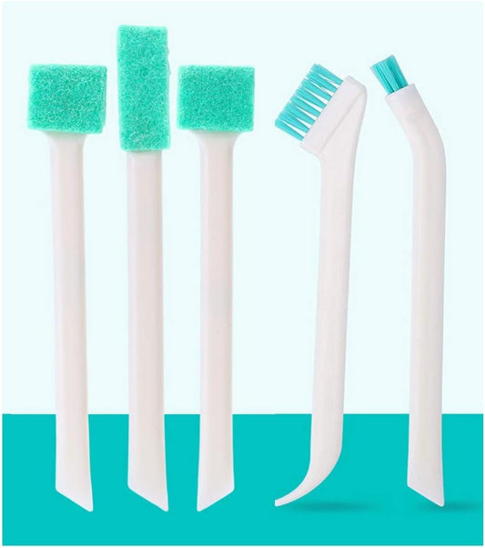 5Pcs Household Cleaning Brushes,Precision Brush Kit/Cleaning Tools, for Corner Stain Dirt Clean Brush,Deep V1259-DP01-A-1504