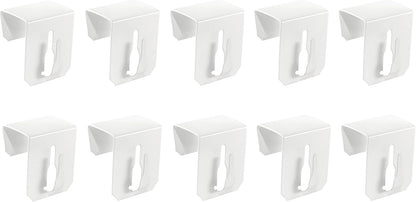 10x Window Hooks Decorative Hooks Window Clips for Window Decorations White 12-20mm UNIVERSAL V1259-DP01-A-1526