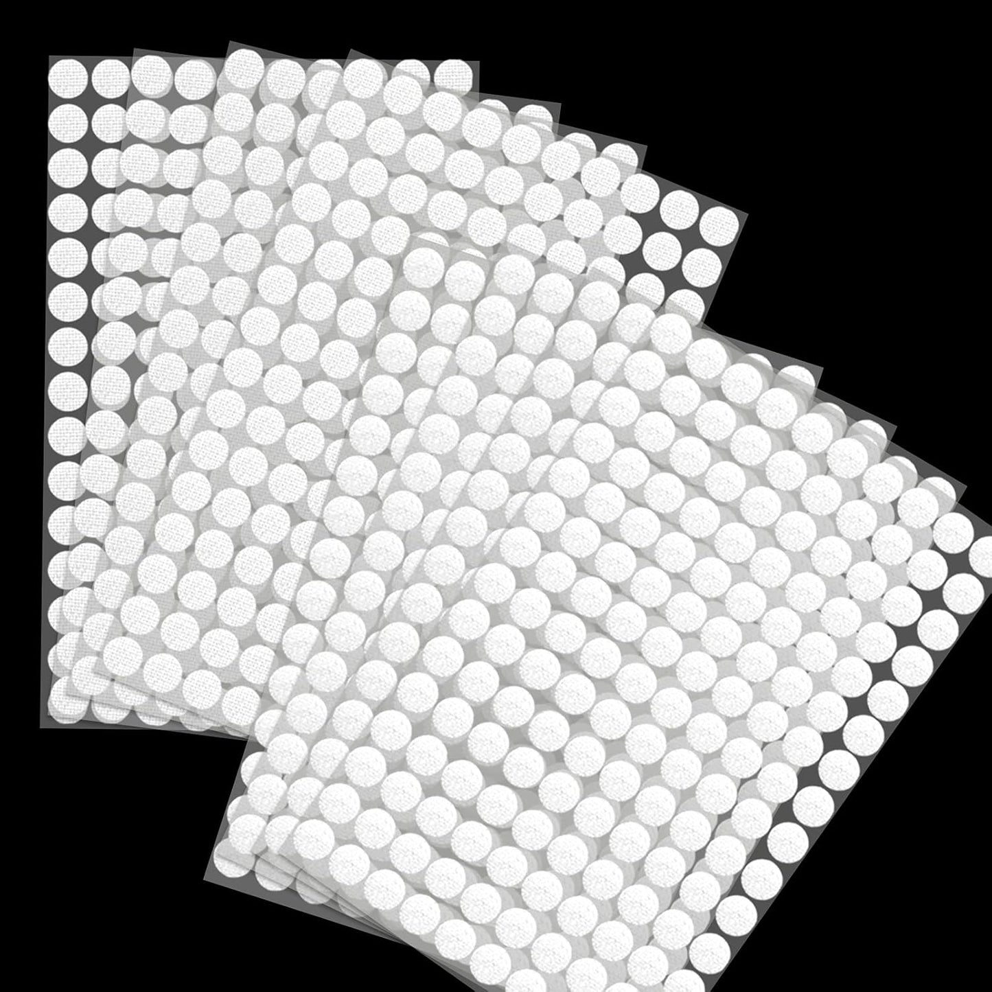 1008 Self-Adhesive Hook and Loop Dots - Petluno 10mm White Hook and Loop Stick on Dots, Round Hook and Loop V1259-DP01-A-1530