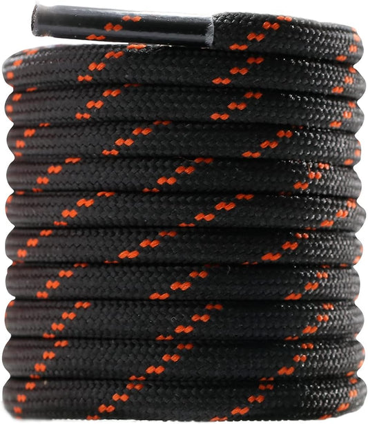 Round Work Boot Laces - Heavy Duty, Thick Replacement for Men, Women, Adults Walking, Hiking, Steel Toe, V1259-DP01-A-1550
