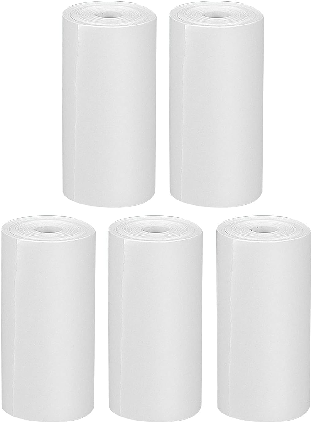 Thermal printing paper refill 5.7*3.0 CM for kids' instant cameras, width 5.7 cm, white, inkless (5 rolls) V1259-DP01-A-1565