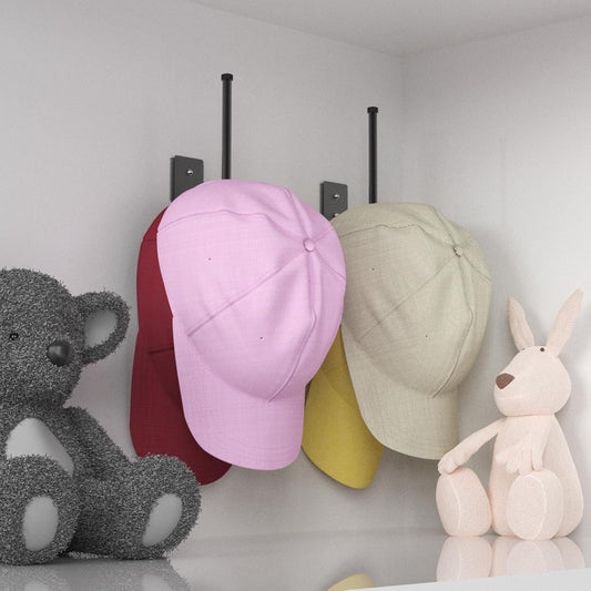 2 Pack Hat Racks for Baseball Caps, Stainless Steel Organizer Cap, Holder Storage Organizer, Hanger Strong V1259-DP01-A-1586