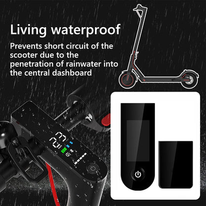 Scooter Protective Plate Dashboard Cover Display Housing Replacement for Xiaomi 1S M365 Pro Essential V1259-DP01-A-1609
