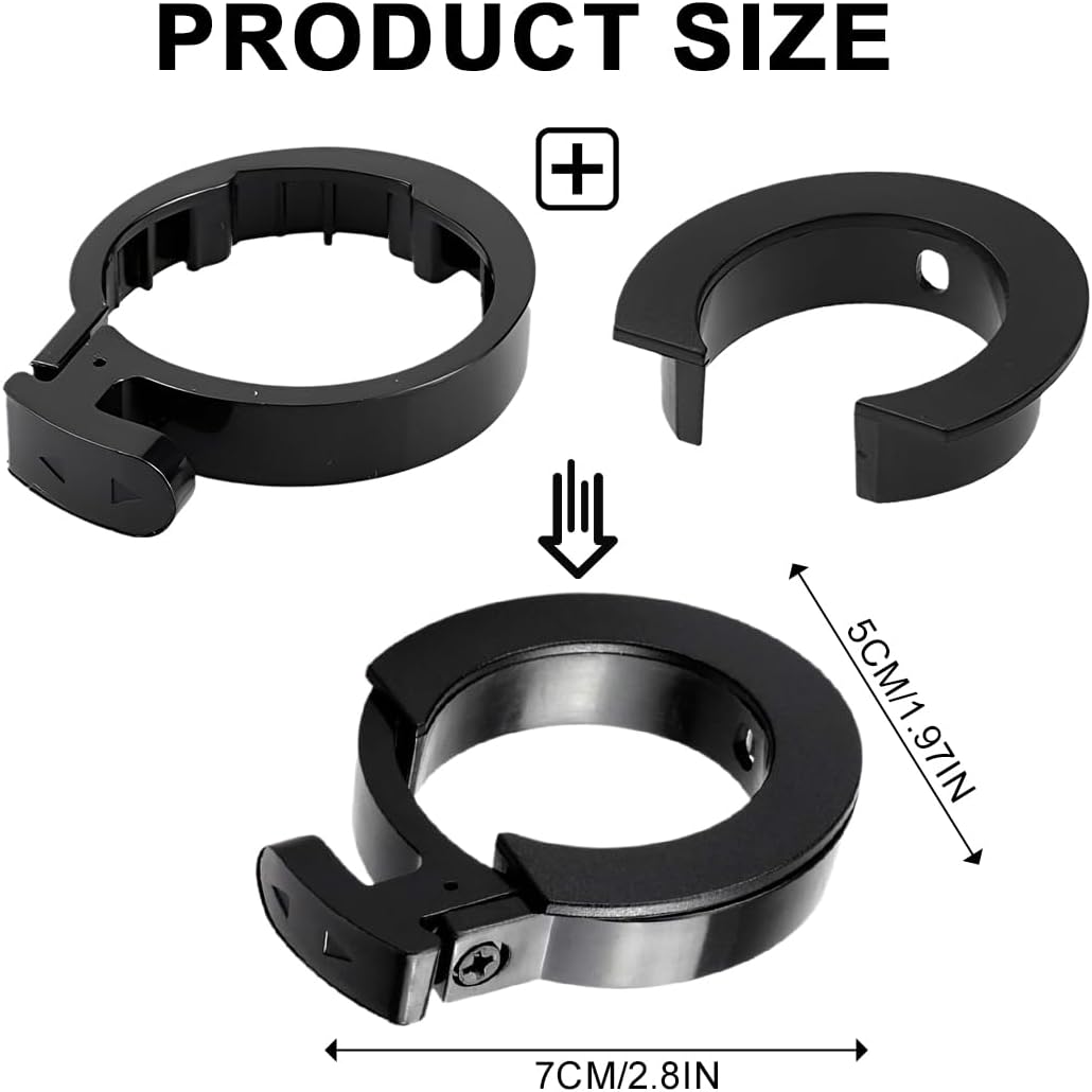 2 pieces scooter lock ring clasp front round locking ring outer lock ring electrical parts for Xiaomi Mijia V1259-DP01-A-1610
