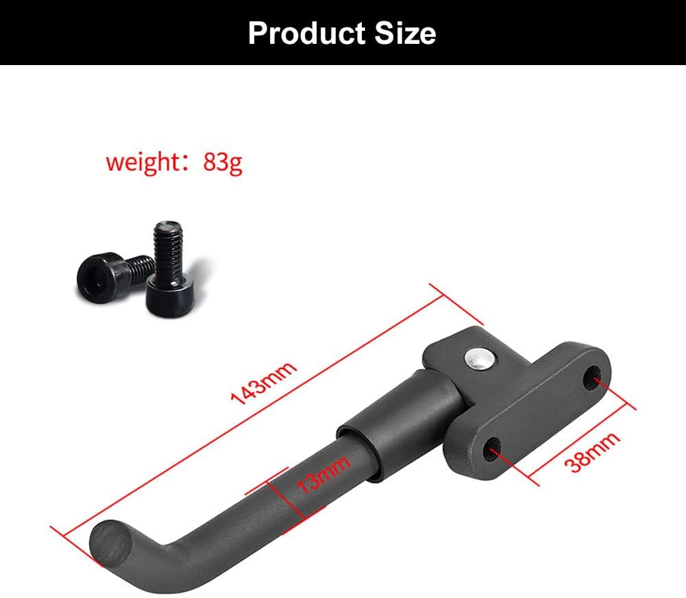 E-scooter kickstand, stepstand, stepstand with screws Petluno V1259-DP01-A-1612