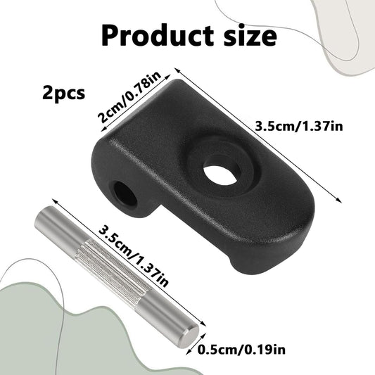 Folding hook lock with iron clasp, compatible with Xiao-Mi M365, reinforced hinge for aluminium folding V1259-DP01-A-1618