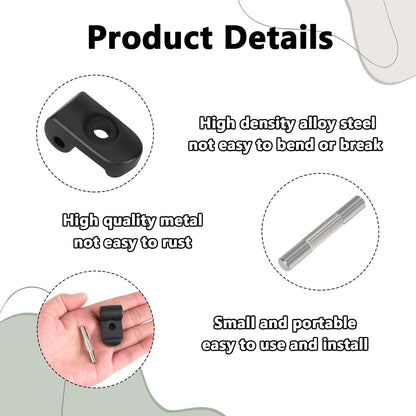 Folding hook lock with iron clasp, compatible with Xiao-Mi M365, reinforced hinge for aluminium folding V1259-DP01-A-1618