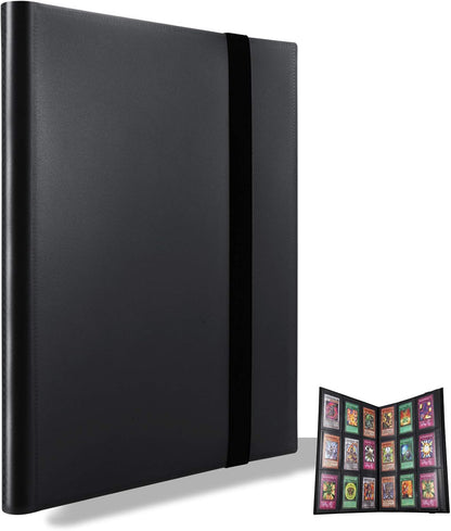 Trading Card Binder, Storage Case for 360 Cards, Compatible with Pokemon (Black) Black V1259-DP01-A-1635