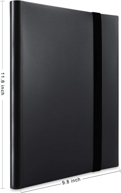 Trading Card Binder, Storage Case for 360 Cards, Compatible with Pokemon (Black) Black V1259-DP01-A-1635