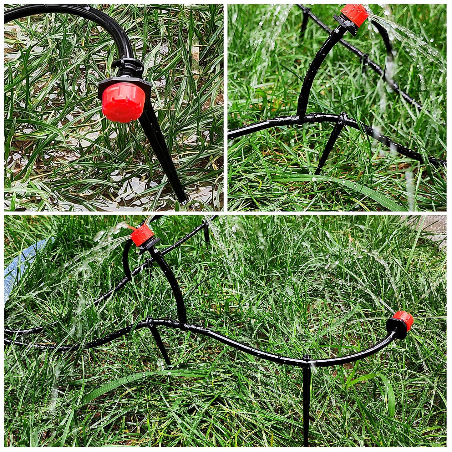 Petluno 100 Pieces Irrigation Dripper Stakes, Dripper Support for Irrigation, for 4/7 mm Hose, Vegetable V1259-DP01-A-1650