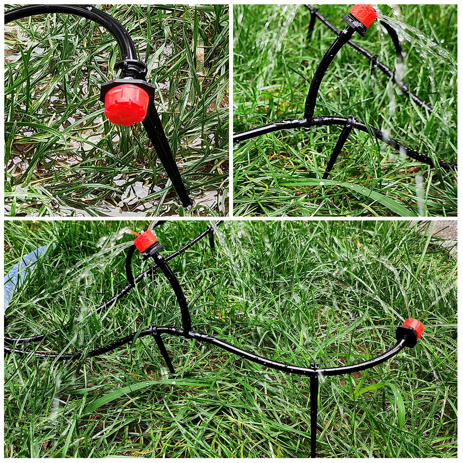 Petluno 100 Pieces Irrigation Dripper Stakes, Dripper Support for Irrigation, for 4/7 mm Hose, Vegetable V1259-DP01-A-1650