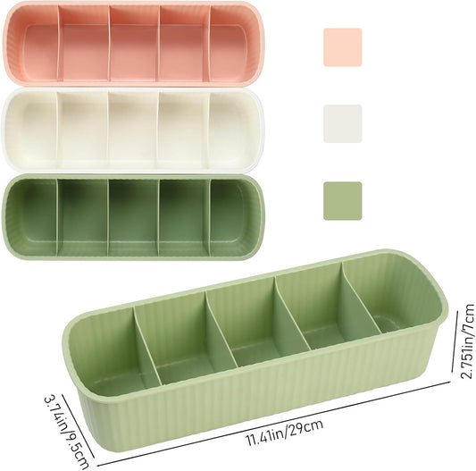 Storage boxes for socks and underwear, 3-piece wardrobe storage system, drawers, drawer divider organizer for V1259-DP01-A-1662
