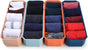 4 pieces of sock and underwear storage boxes, wardrobe organizer, drawer divider for home V1259-DP01-A-1663