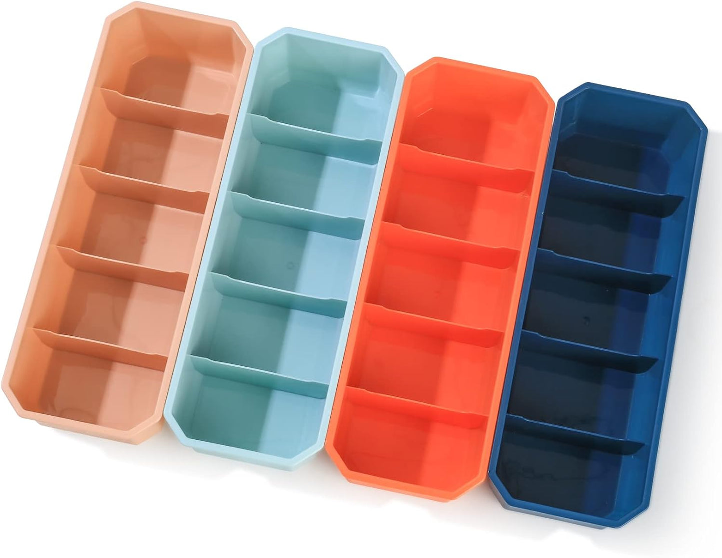 4 pieces of sock and underwear storage boxes, wardrobe organizer, drawer divider for home V1259-DP01-A-1663