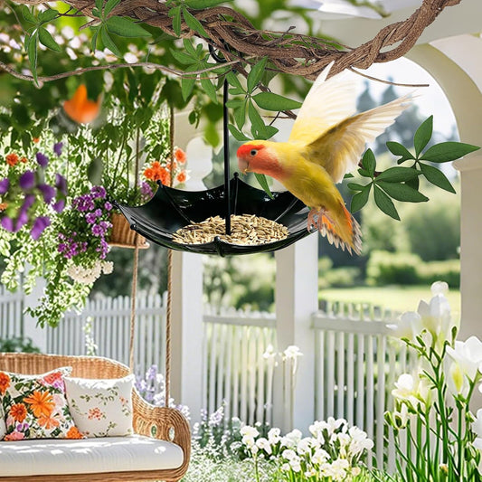 Bird feeder house, 18 x 16.5 cm, protection for poultry, outer covers, small adjustable height cover, bird V1259-DP01-A-1667