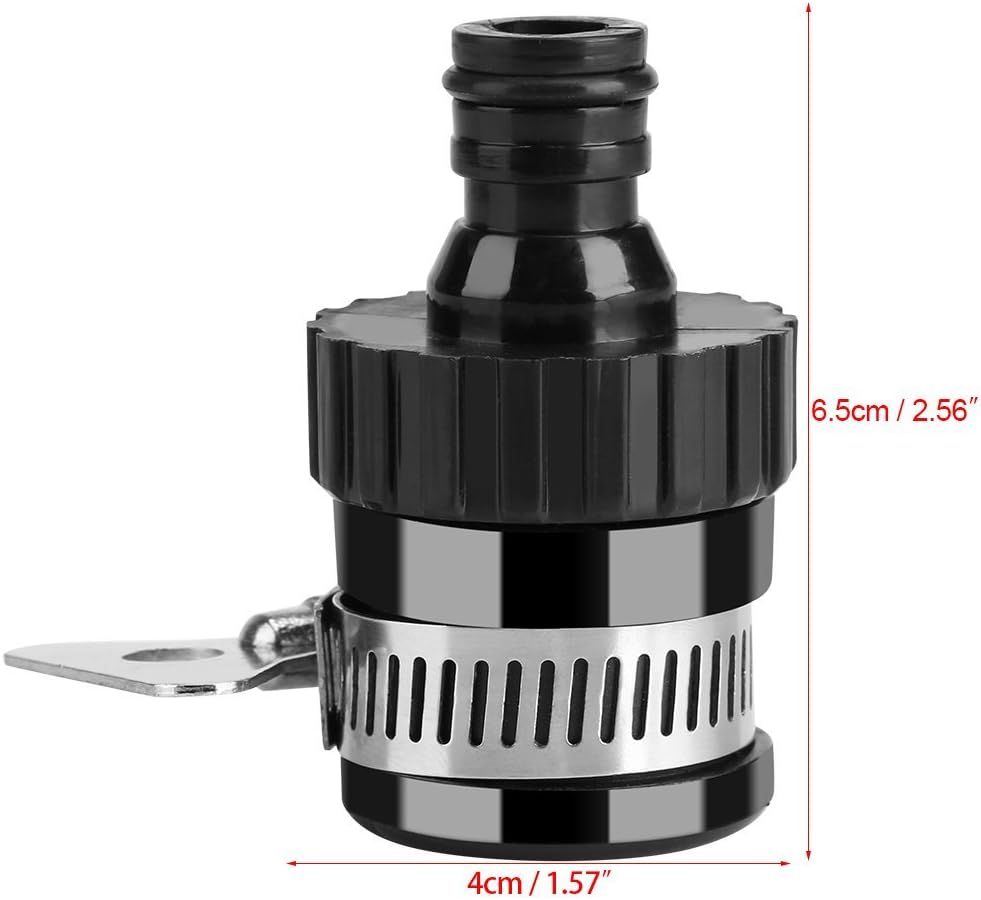 Tik Connector Universal Adjustable Adapter Hose Pipe Fitting for Kitchen Gardening Car Washing Cleaning V1259-DP01-A-1673