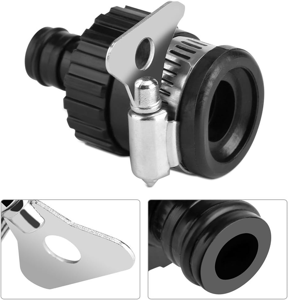 Tik Connector Universal Adjustable Adapter Hose Pipe Fitting for Kitchen Gardening Car Washing Cleaning V1259-DP01-A-1673