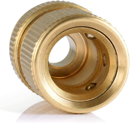 CT 2 st Brass Hose Connector Hose End Quick Coupling 1/2" Hose Pipe for Gardening, Watering, Car Washing V1259-DP01-A-1675