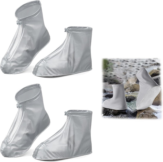 overshoes, waterproof, 4 reusable bike overshoes, anti-slip reinforcement with zip closure, can be worn V1259-DP01-A-1676