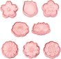 Set of 8 cookie cutters for kids, 3D cookie cutter, flower shape, cookie shape, DIY, baking cakes, tool, V1259-DP01-A-1694