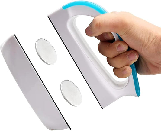 Petluno Magnetic Aquarium Glass Cleaner Fish Tank Glass Algae Scrapers, Floating Scrubber Cleaning Brush, V1259-DP01-A-1697