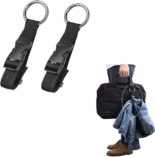 2-piece travel luggage set including suitcase, coat hanger, luggage straps, non-slip, portable backpack, V1259-DP01-A-1703
