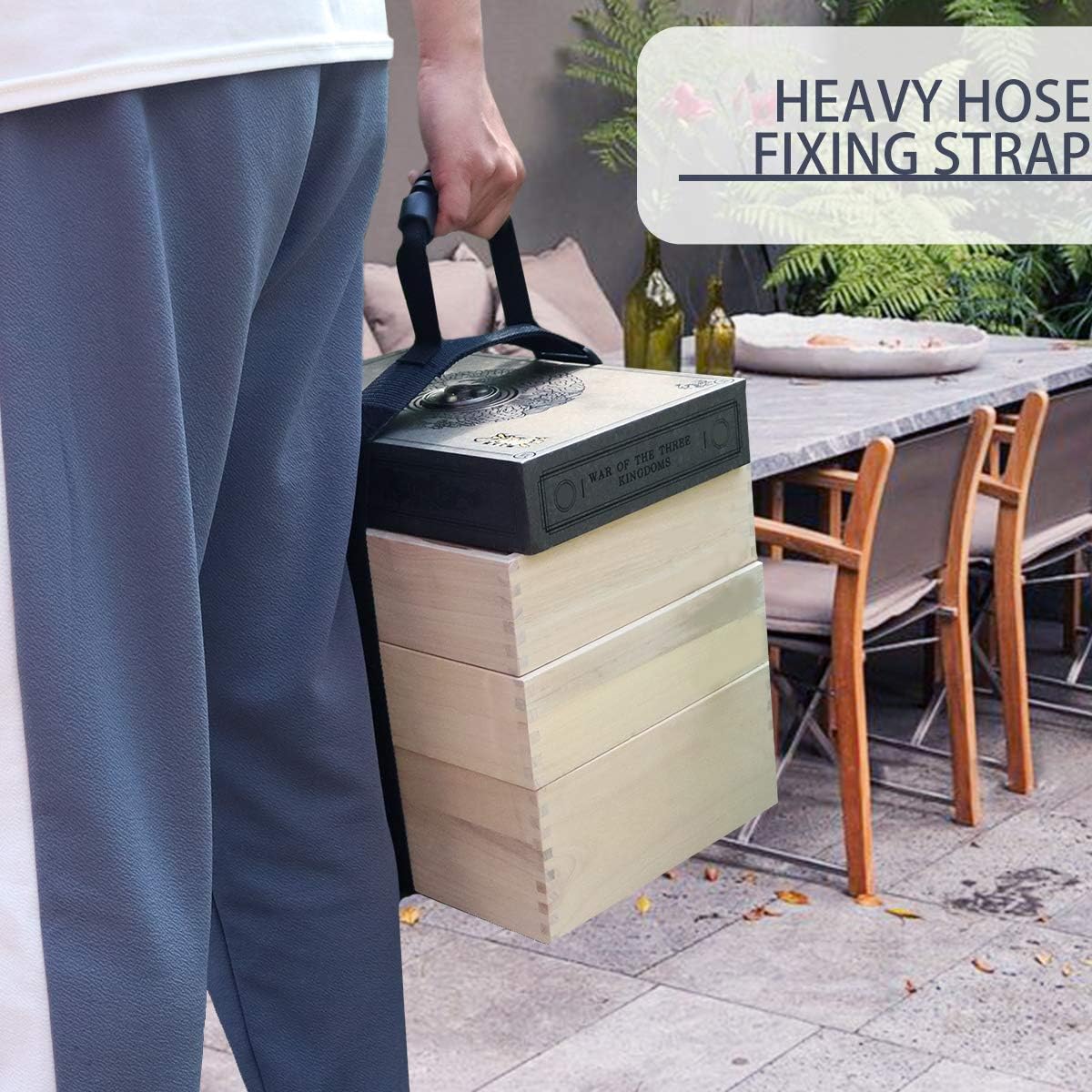 Heavy Duty Luggage Strap Holder for bulky items with XL handle Tie Down Adjustable strap Cinches Tight a V1259-DP01-A-1706