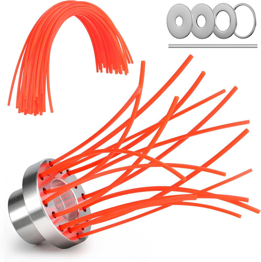 Petluno Weed Brush for Brushcutter, with 43 Nylon Wires, Weed Brush Motor Lines, Aluminium, Brushcutter V1259-DP01-A-1709