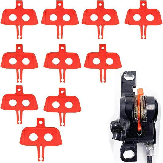 10Pcs Bike Disc Brake Spacers, Hydraulic Pad Spreader Insert Repair Tool for Road Bike & Mountain Bike, V1259-DP01-A-1714
