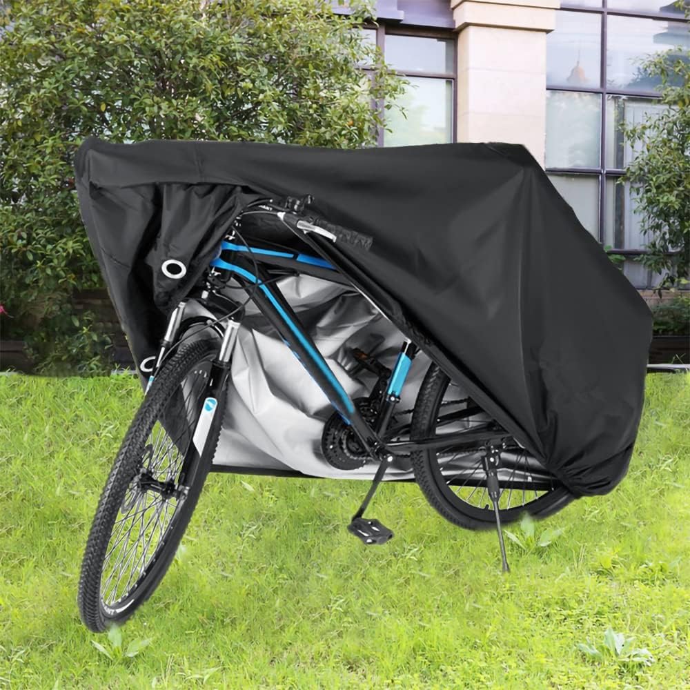 Bike covers for 2-3 e-bikes, rain, sun, UV, dustproof, waterproof, with lock hole, mountain and road V1259-DP01-A-1718
